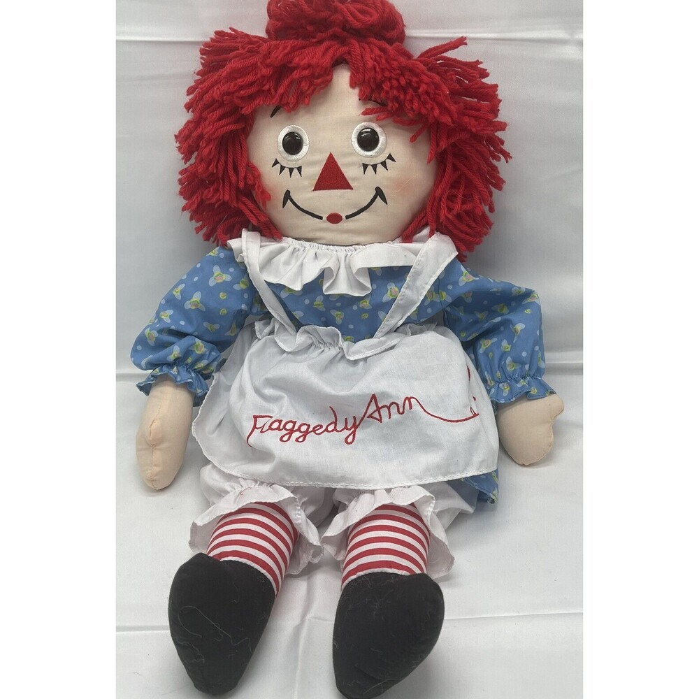 Vintage Dakin Raggedy Ann 85th Anniversary Edition Doll 2000 Stuffed Toy 24”